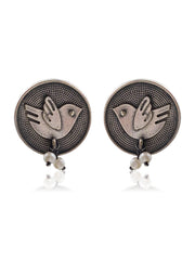 Kavya Silver Lookalike 3 Earrings Combo